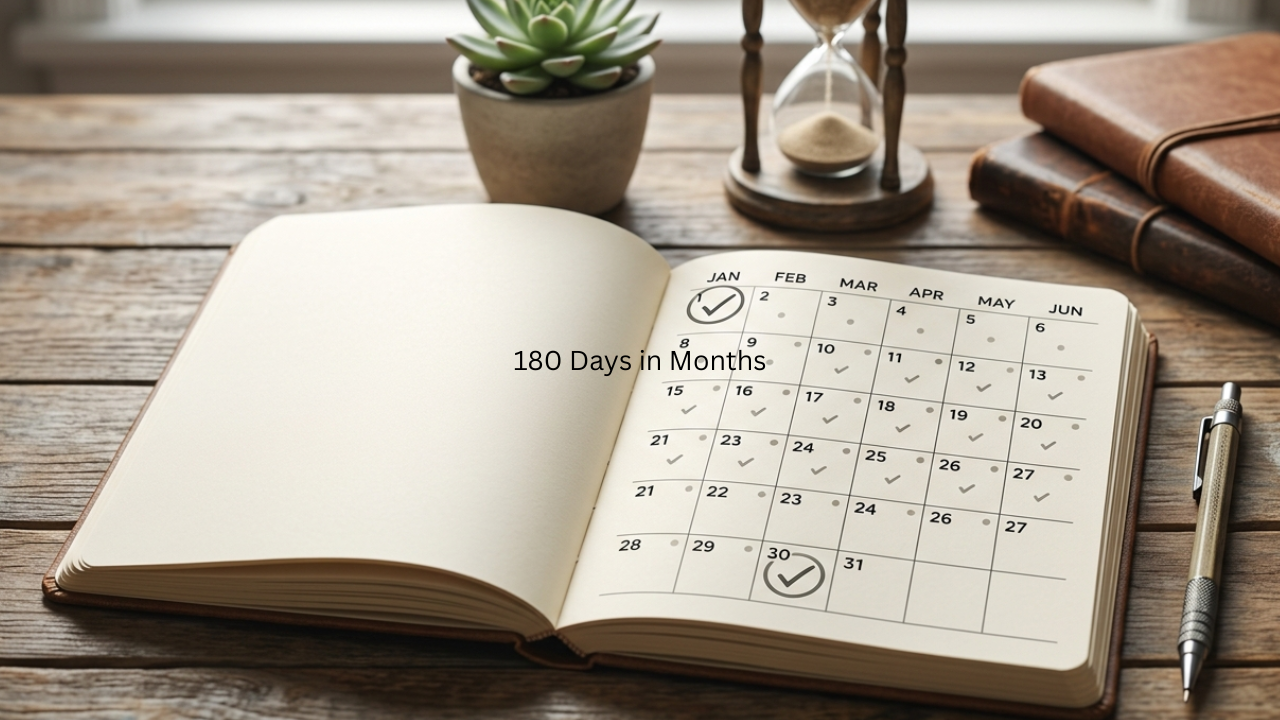 180 Days in Months A Complete Guide to the 6-Month Timeline