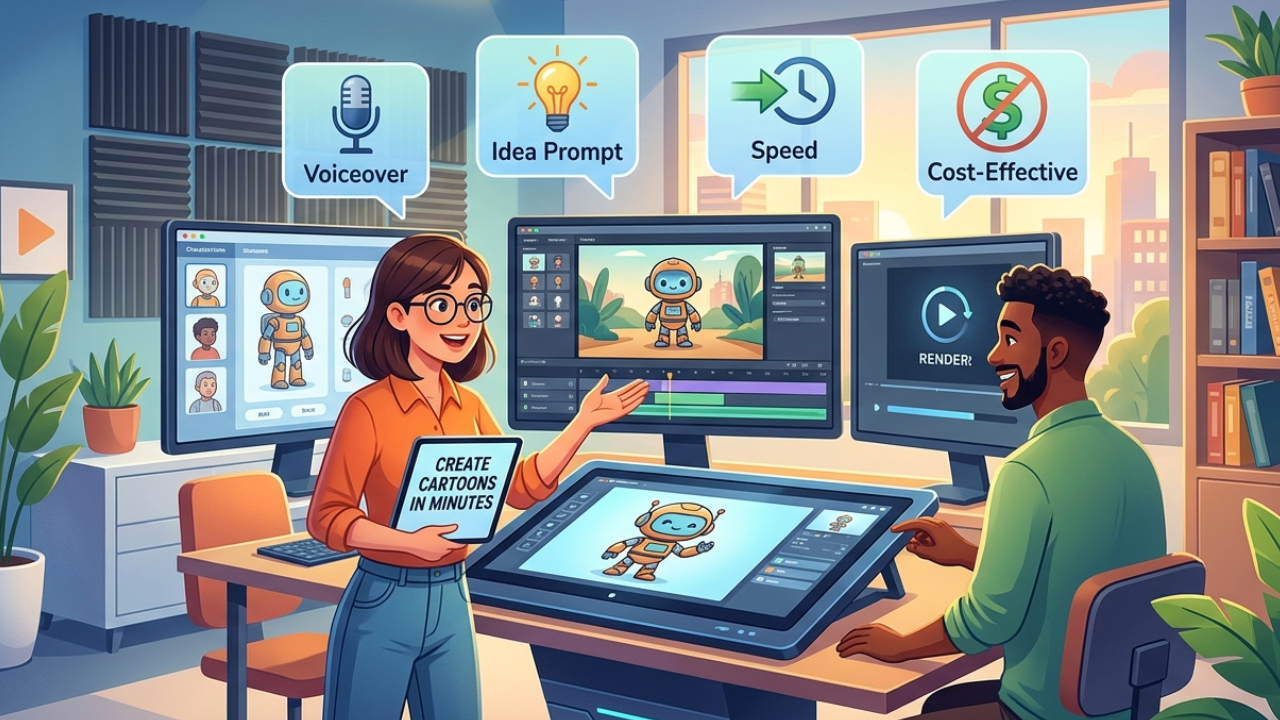 Best AI Cartoon Maker Tools to Create Stunning Animated Content in Minutes