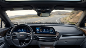 Do the Driving Modes in Cadillac Lyriq offer Different Ranges or Battery Usages Sport Mode